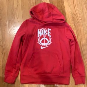 Nike boys size 7 hoodie with football logo